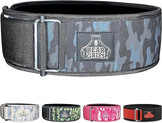 3 Layer Weight Lifting Belt - Auto Locking Gym Belt for Men and Women