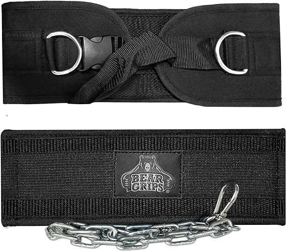 Dip Belt For Weightlifting - 3 Styles of Belts - Traditional - Clip Closure - Metal Buckle