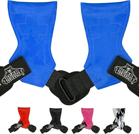 Workout Grips With Wrist Straps