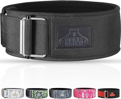 3 Layer Weight Lifting Belt - Auto Locking Gym Belt for Men and Women