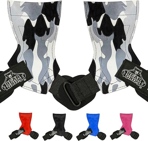 Workout Grips With Wrist Straps