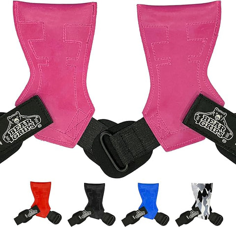 Workout Grips With Wrist Straps