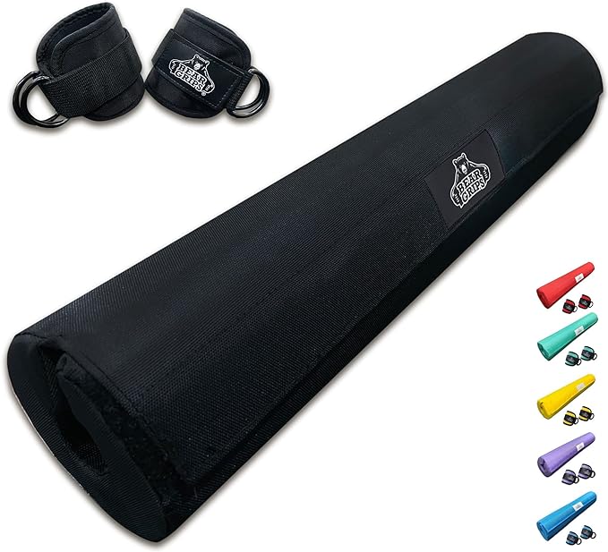 Barbell Pad (Single or Set with Ankle Straps) – BearGrips
