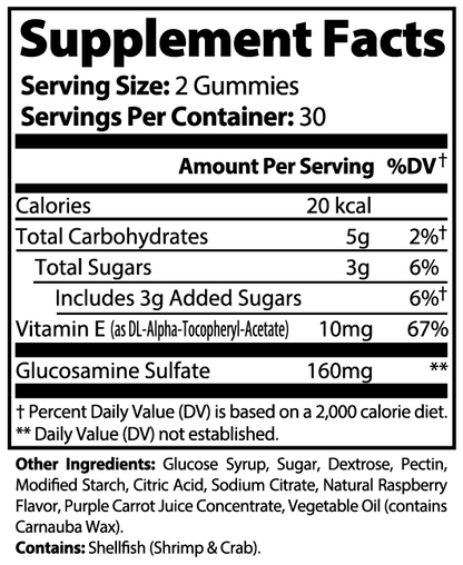 Joint Support Gummies | Glucosamine | 60 Count
