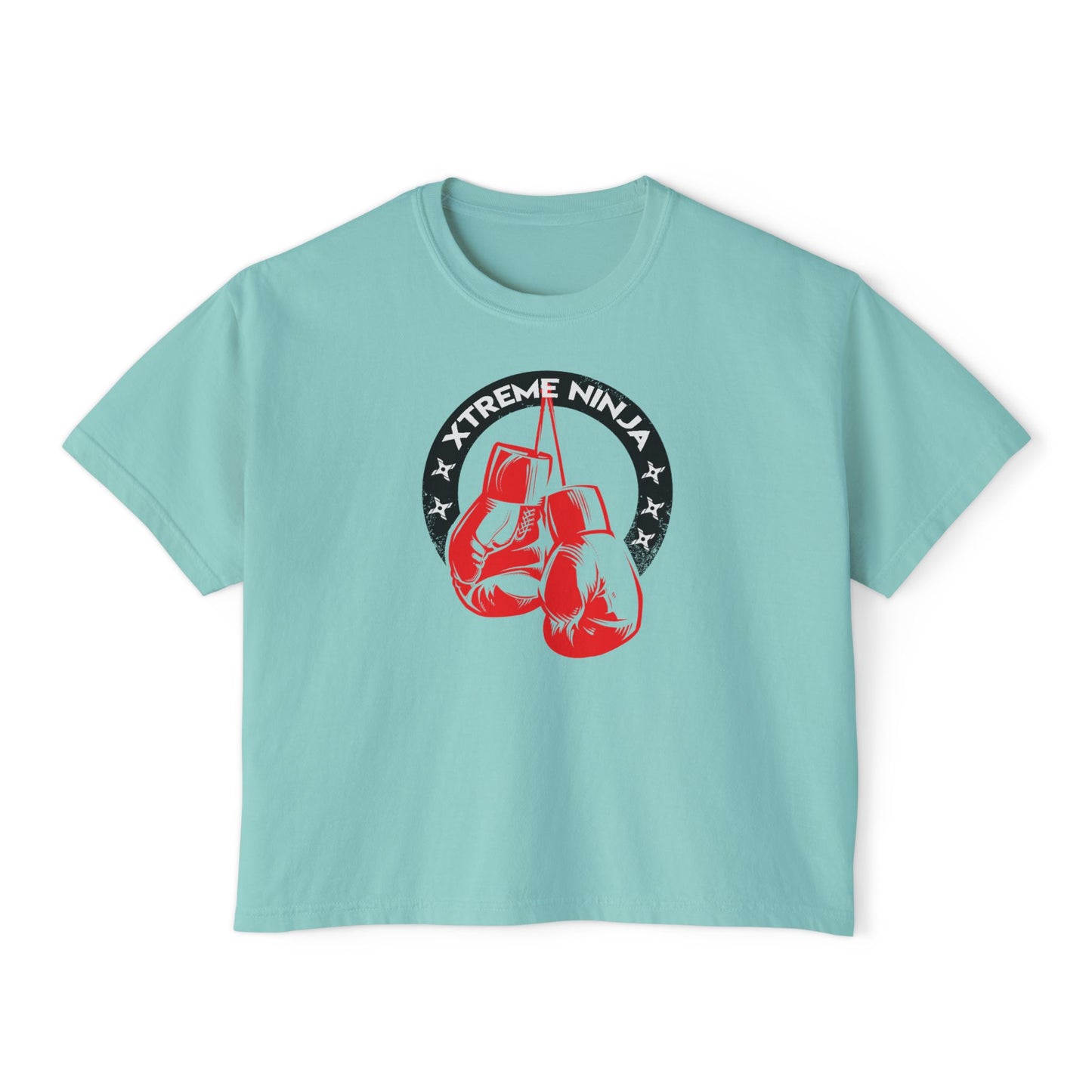 Women’s Oversized Boxy Tee - Xtreme Ninja Boxing