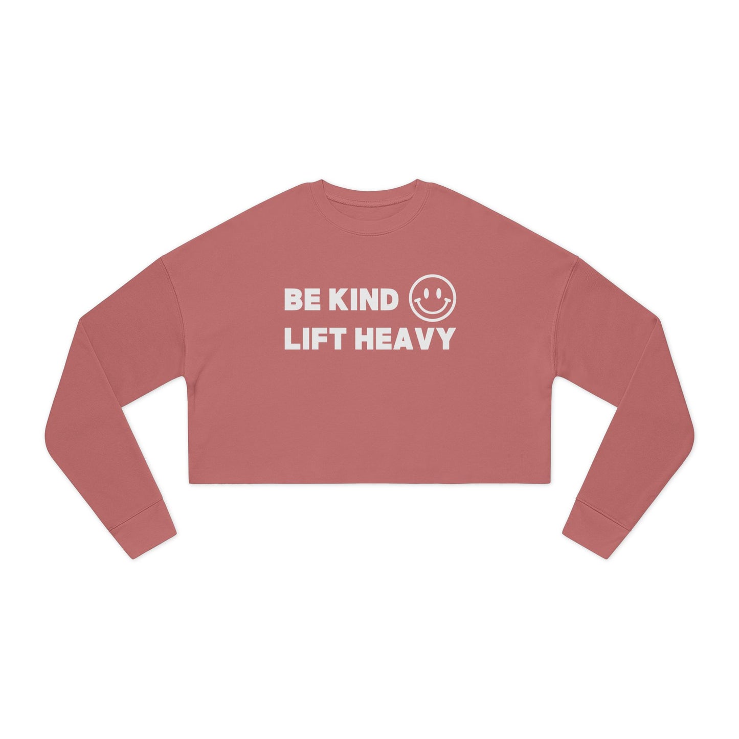 Bella+Canvas – Women’s 52/48 Cropped Sweatshirt - Be Kind - K Fit Body