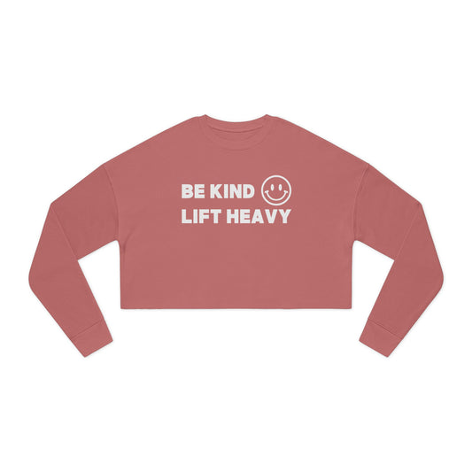 Bella+Canvas – Women’s 52/48 Cropped Sweatshirt - Be Kind - K Fit Body