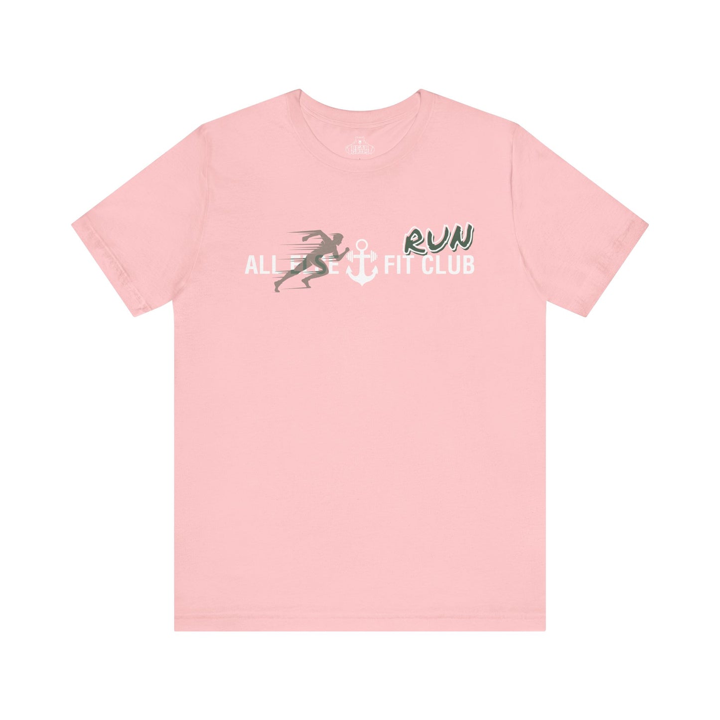 Airlume Cotton Athletic Tee - AEFC : Run Club -All Else Fit Club