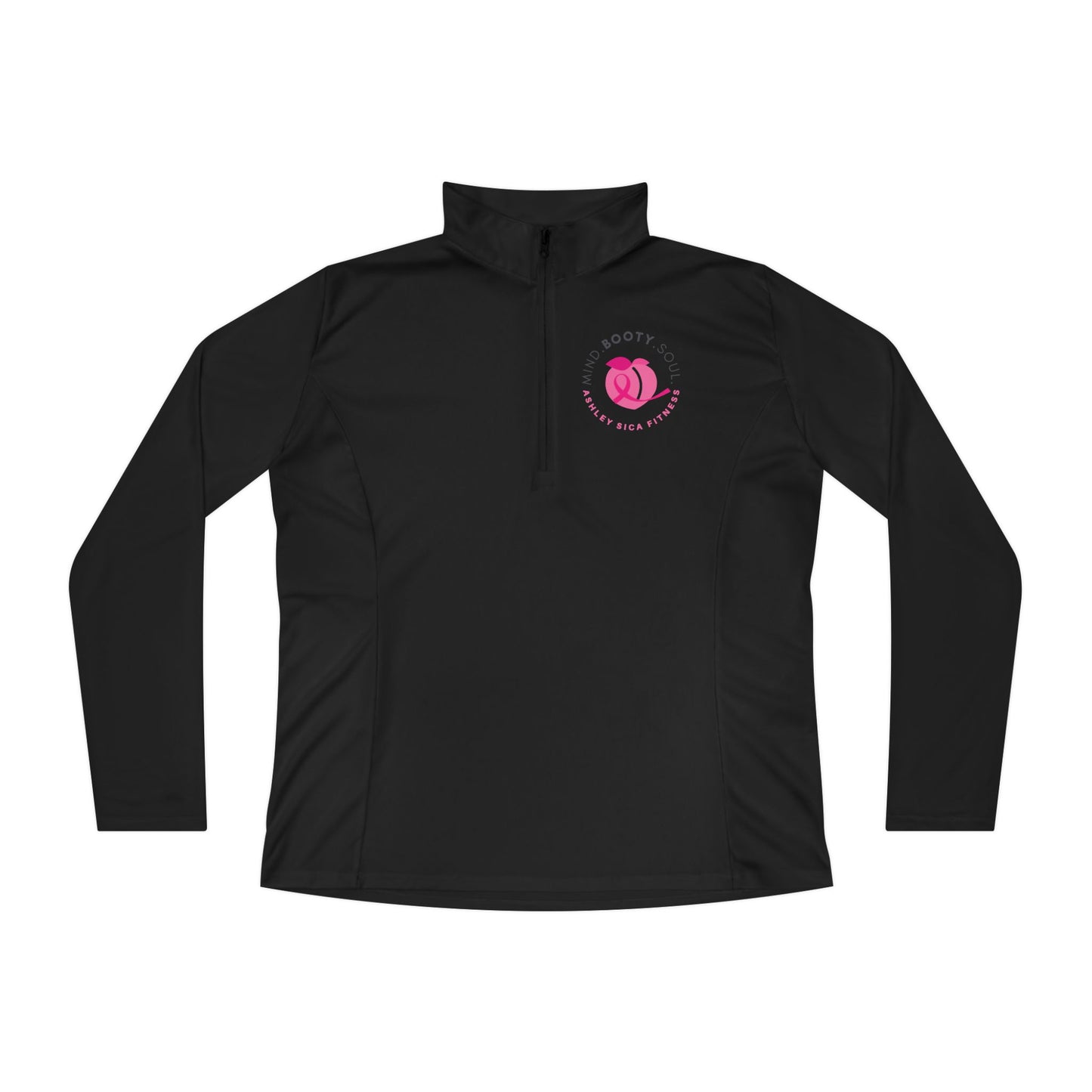 Ladies’ Quarter-Zip Pullover - ASF - Ashley Sica Fitness