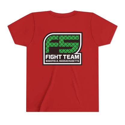 Youth Airlume Cotton Athletic  Tee - F5 - Defensive Edge Martial Arts
