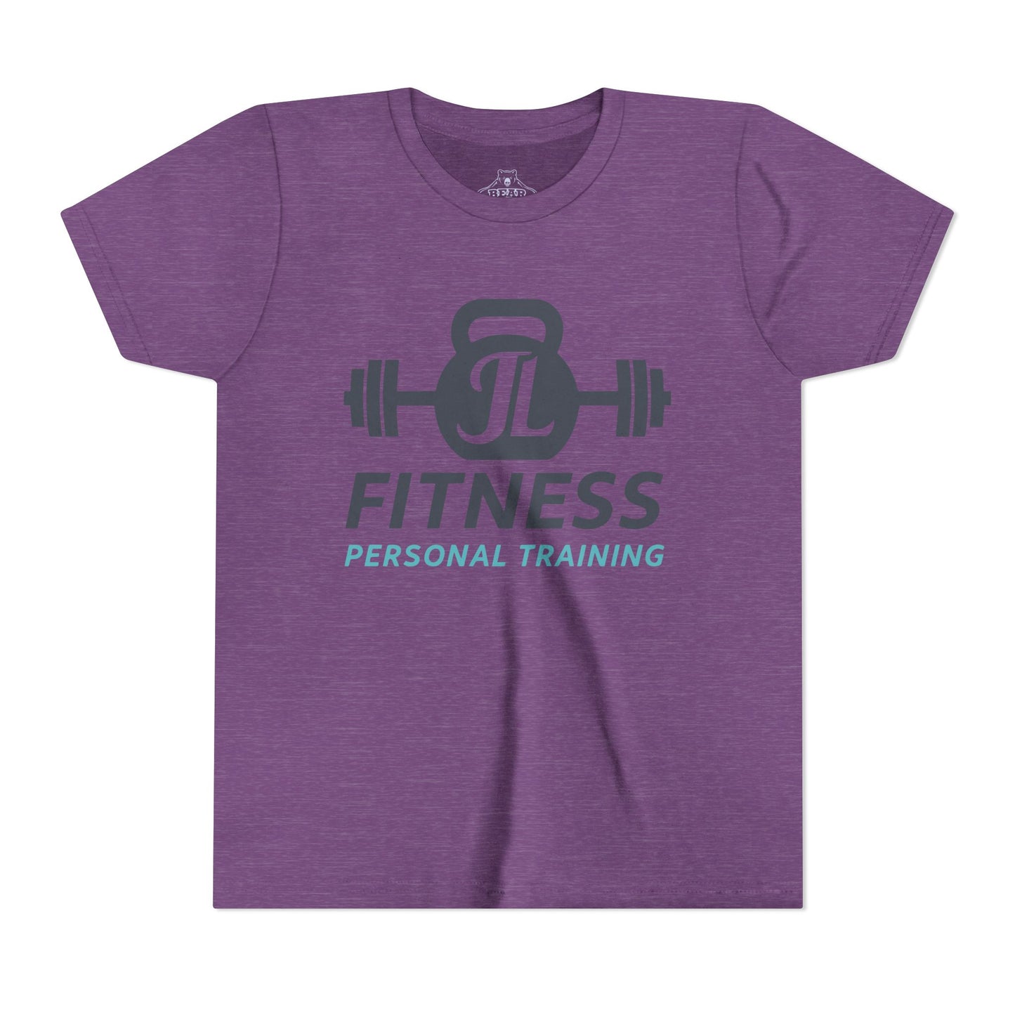 Youth Airlume Cotton Athletic  Tee - JL Kettlebell-JL Fitness