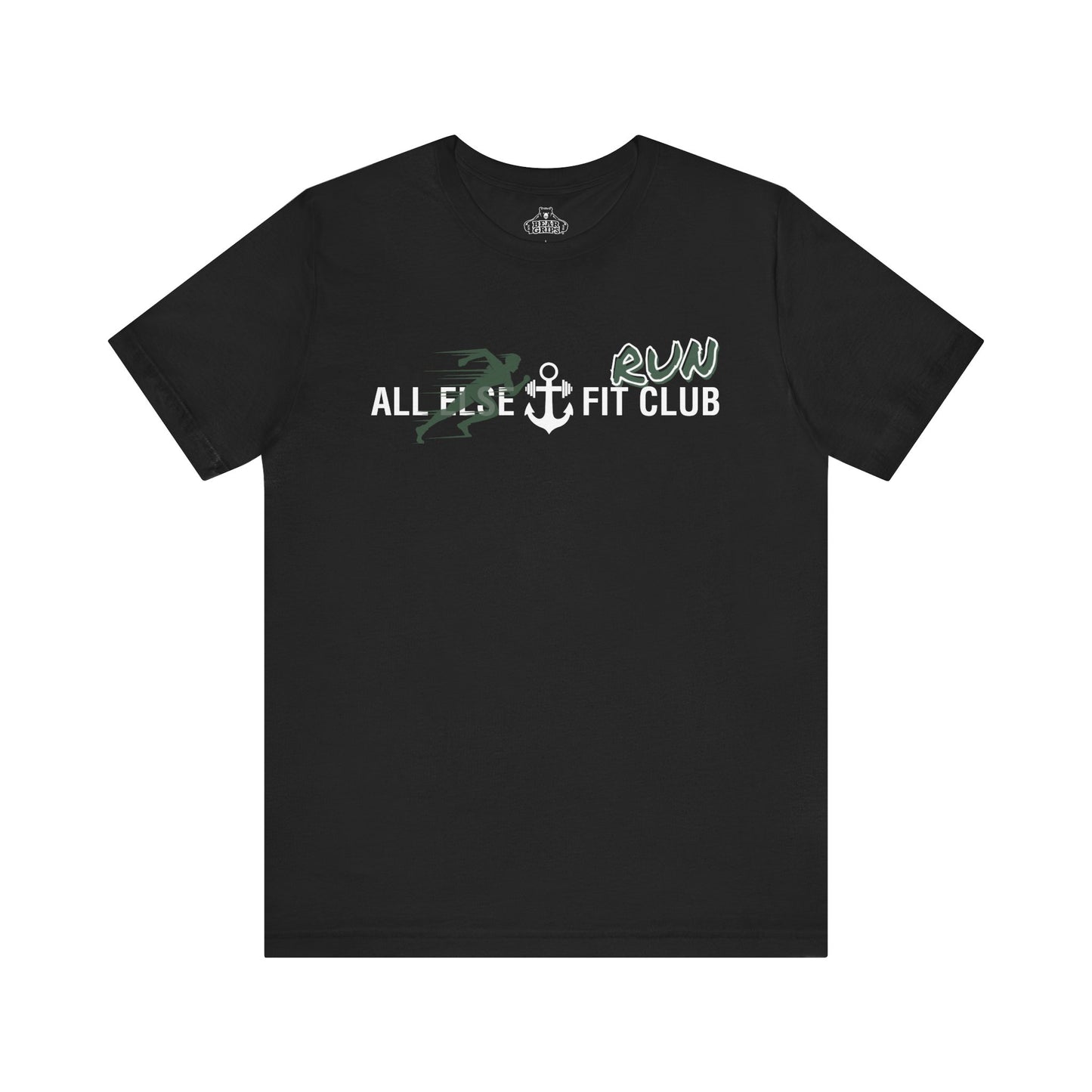 Airlume Cotton Athletic Tee - AEFC : Run Club -All Else Fit Club