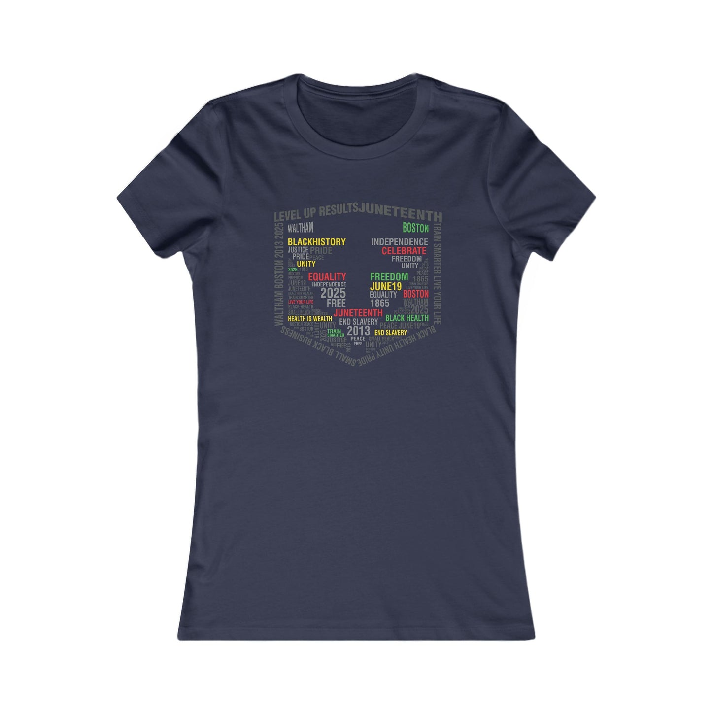 Ladies Tee - Juneteeth - Level Up Fitness