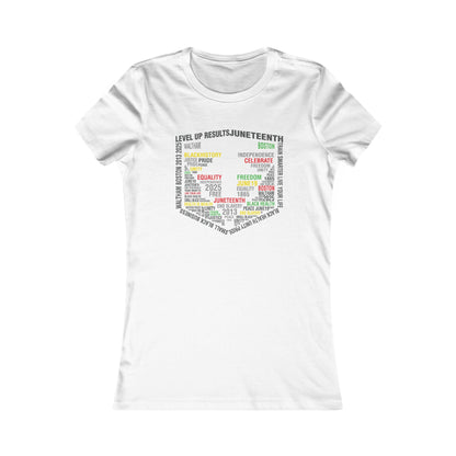 Ladies Tee - Juneteeth - Level Up Fitness