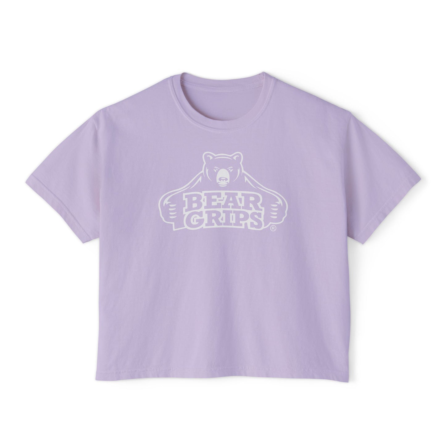 Women’s Crop Oversized Boxy Tee - Sample - Bear Grips