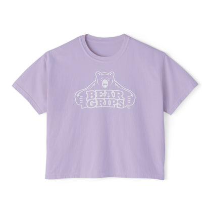 Women’s Crop Oversized Boxy Tee - Sample - Bear Grips