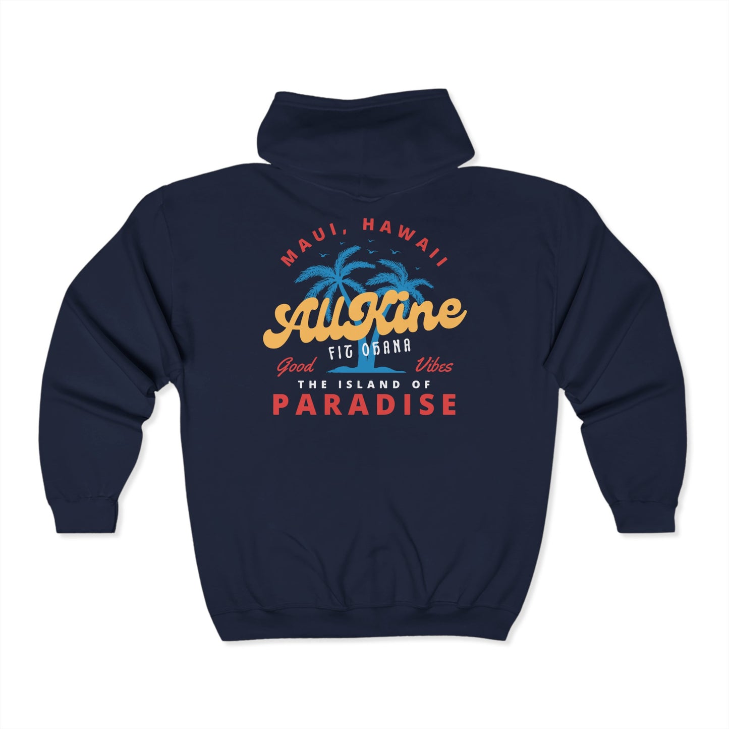Classic Zip-Up Hoodie - Paradise - All Kine