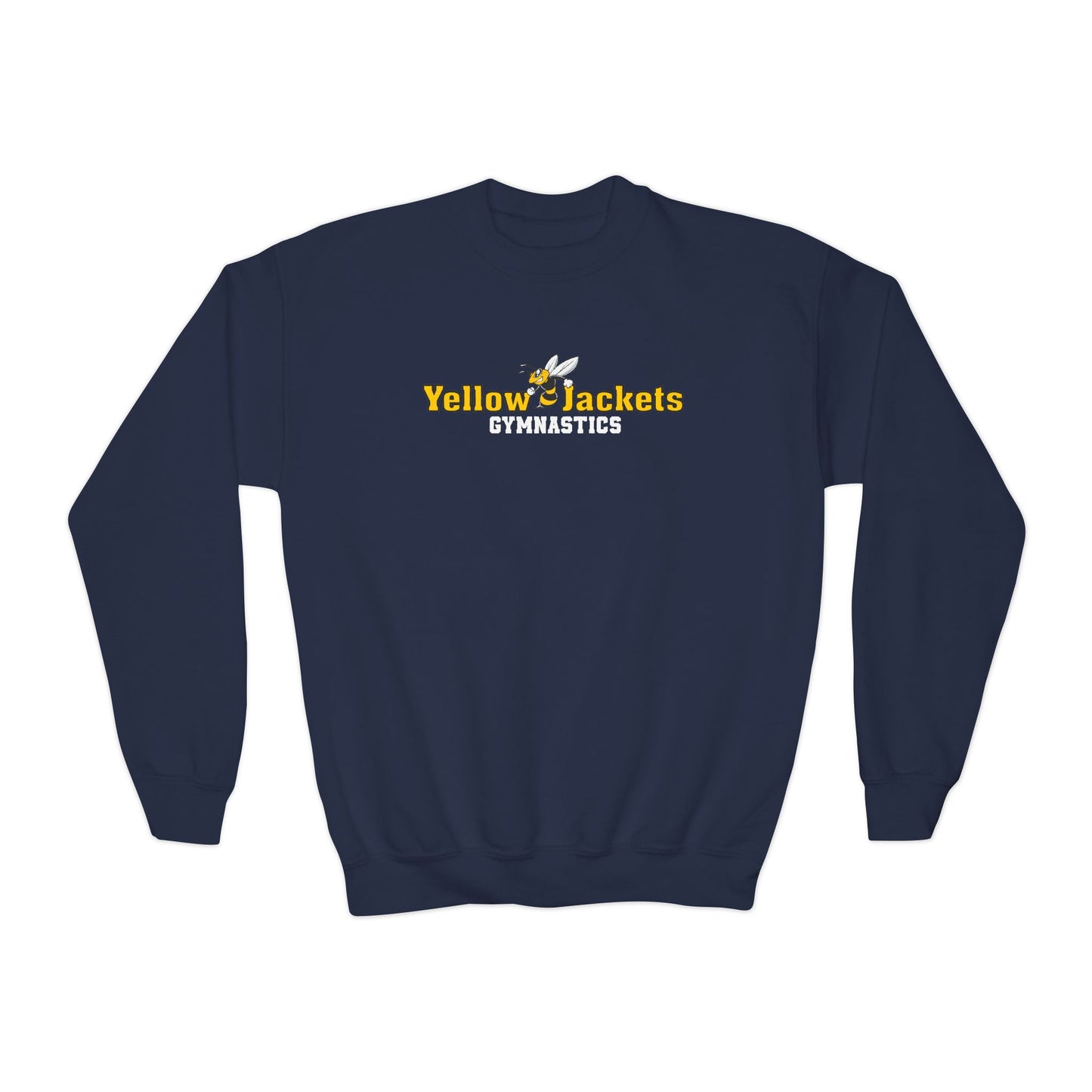 Youth Perfect Soft Crewneck Sweatshirt - Yellow Jackets Gymnastics