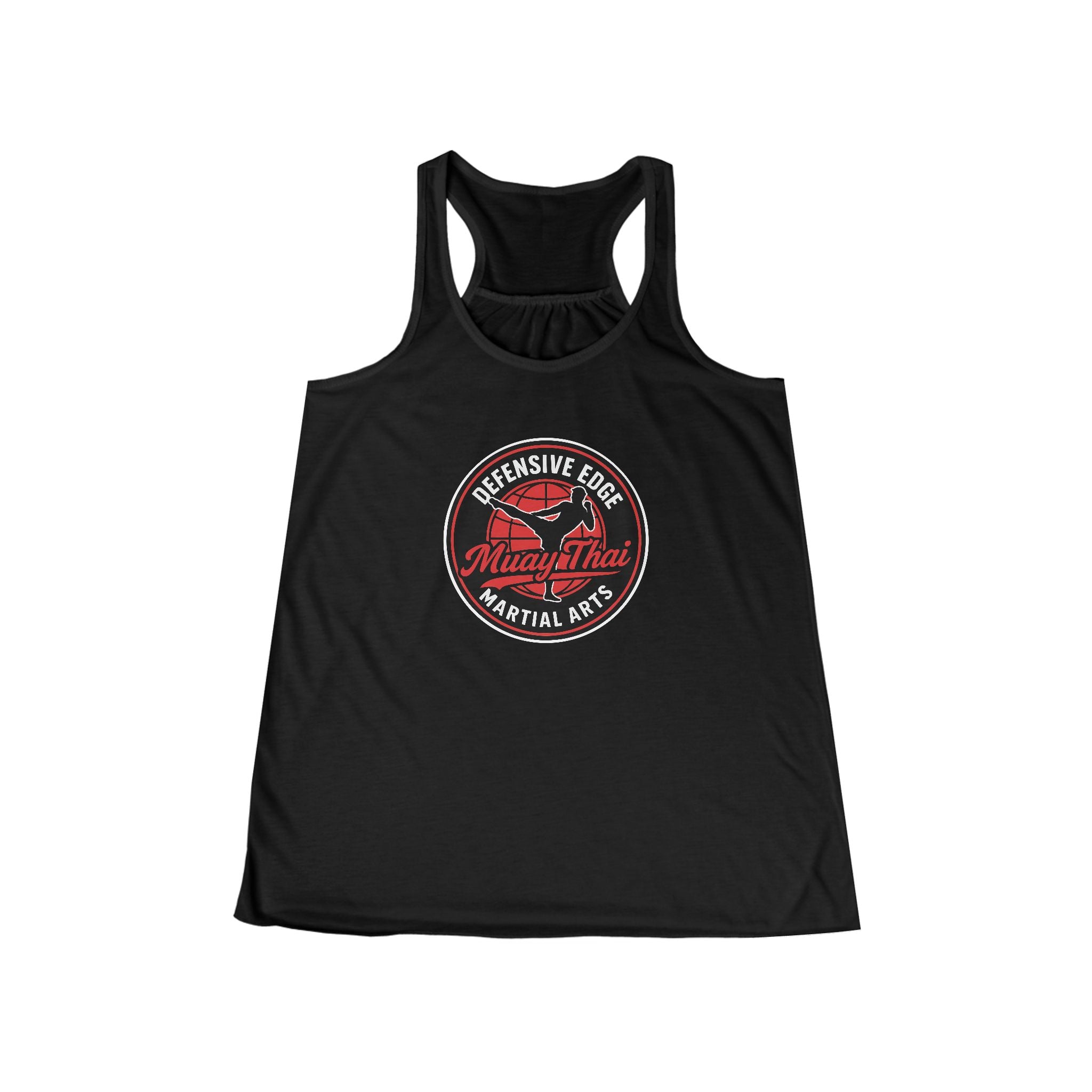 Ladies Flowy Racerback Tank - Muay Thai - Defensive Edge