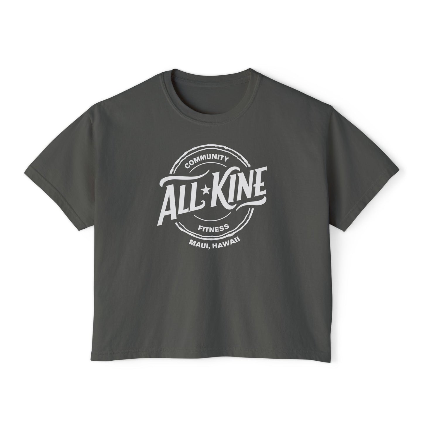 Women’s Oversized Boxy Tee - CF -  All Kine