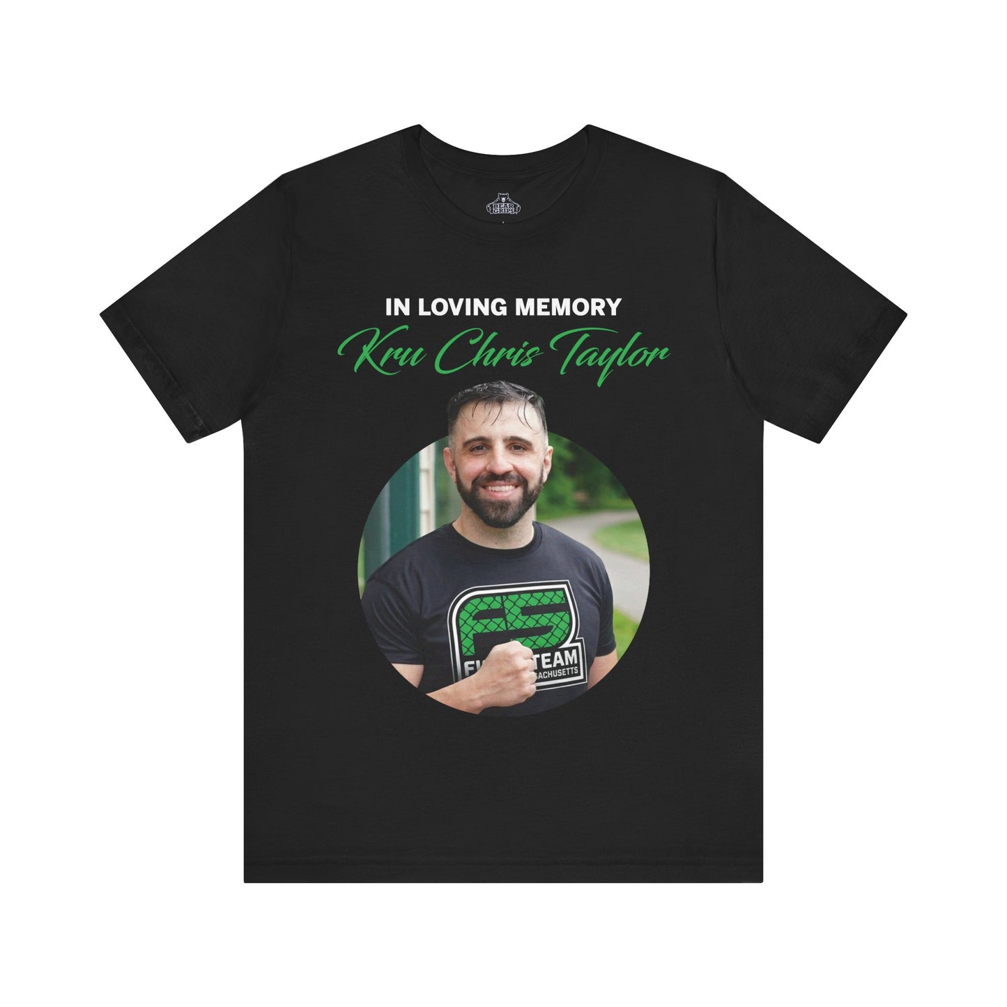 Kru Chris Taylor Tribute - Airlume Cotton Athletic Tee - Defensive Edge Martial Arts