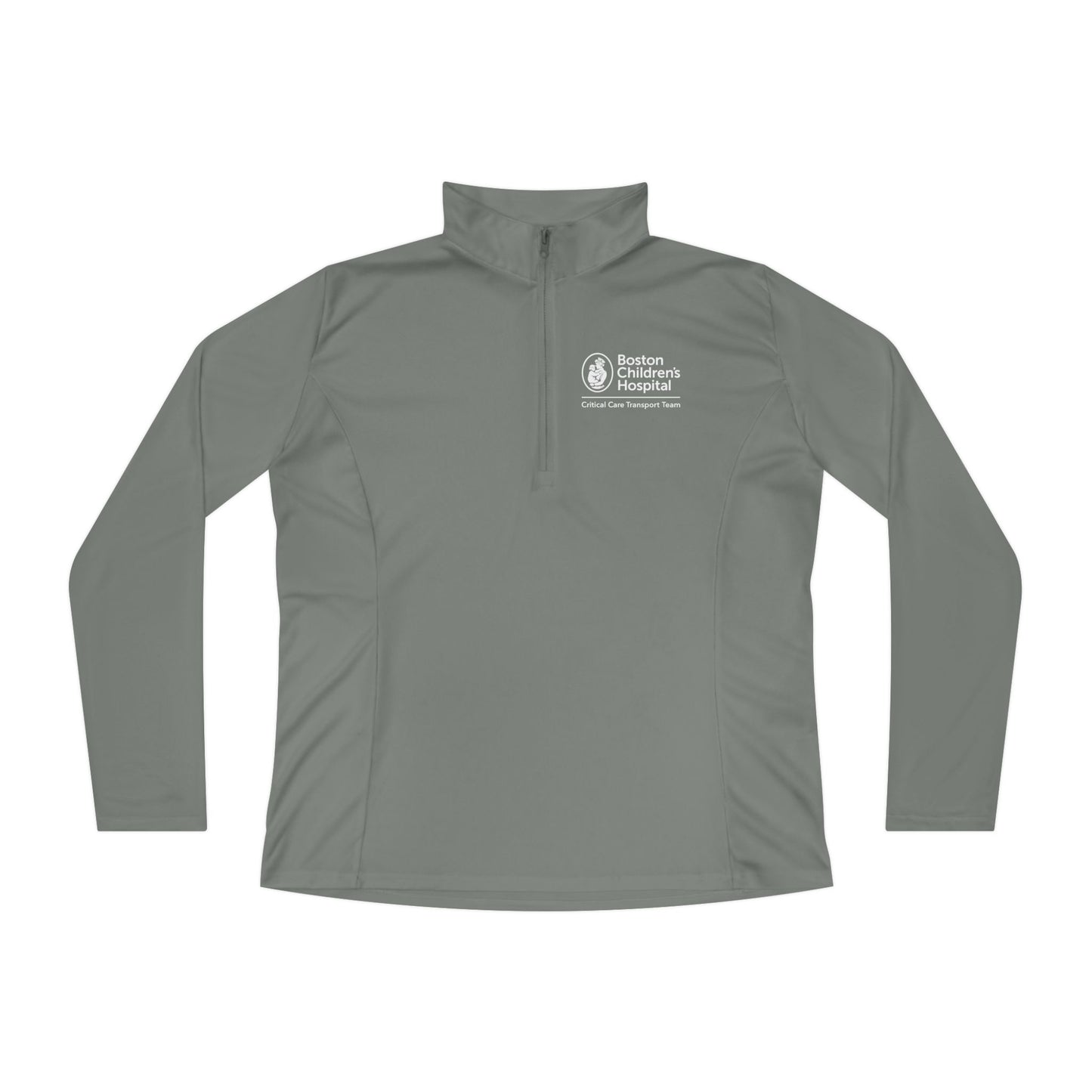 Ladies’ Quarter-Zip Pullover - BCH - Critical Care Transport Team