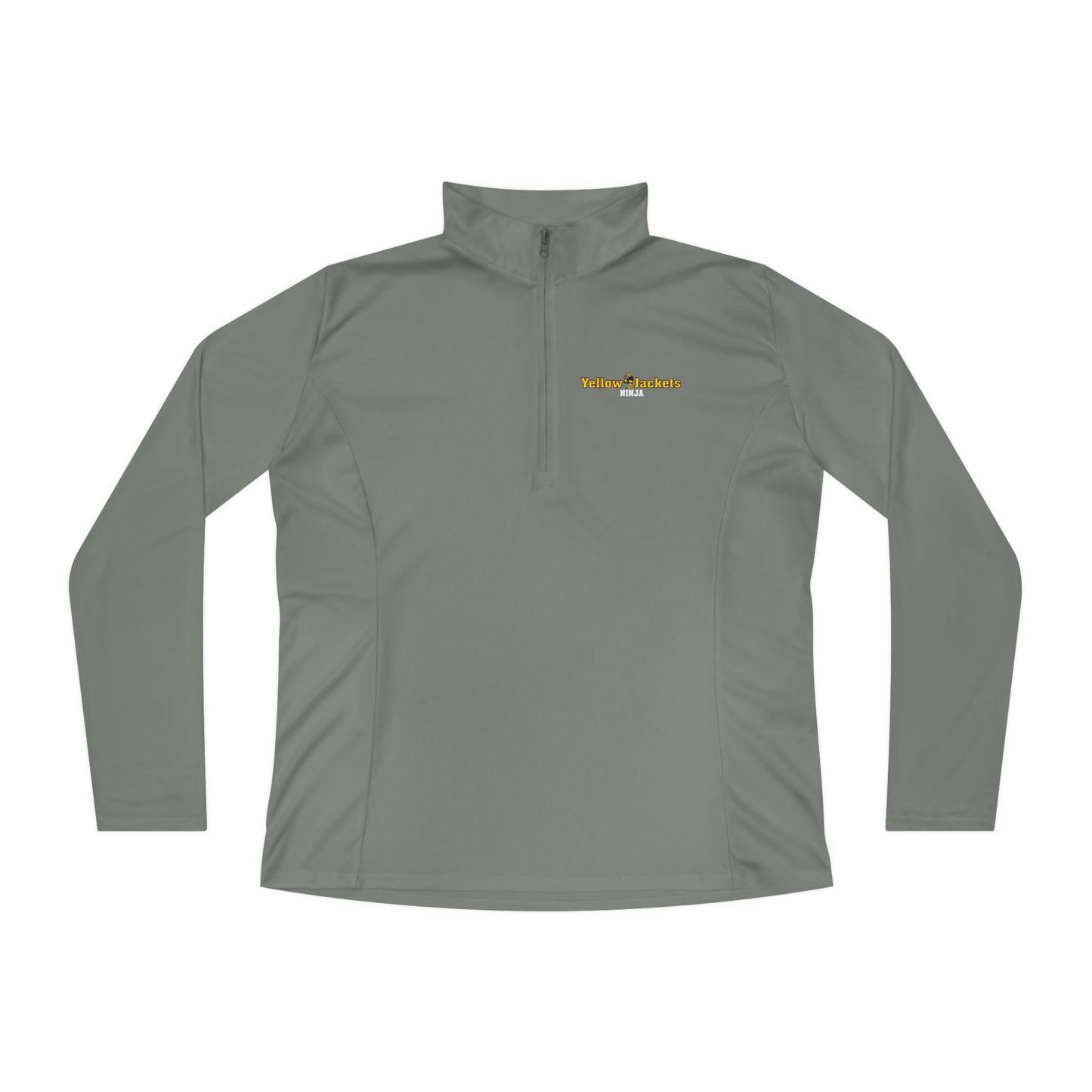 Ladies’ Quarter-Zip Pullover - Yellow Jackets Ninja