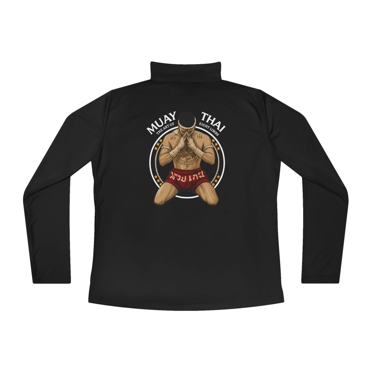 Ladies’ Quarter-Zip Pullover - 8 limbs - DS Muay Thai Squad