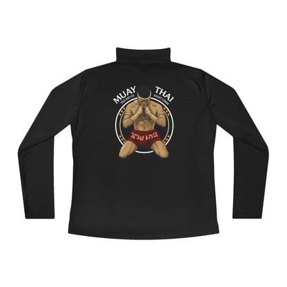 Ladies’ Quarter-Zip Pullover - 8 limbs - DS Muay Thai Squad