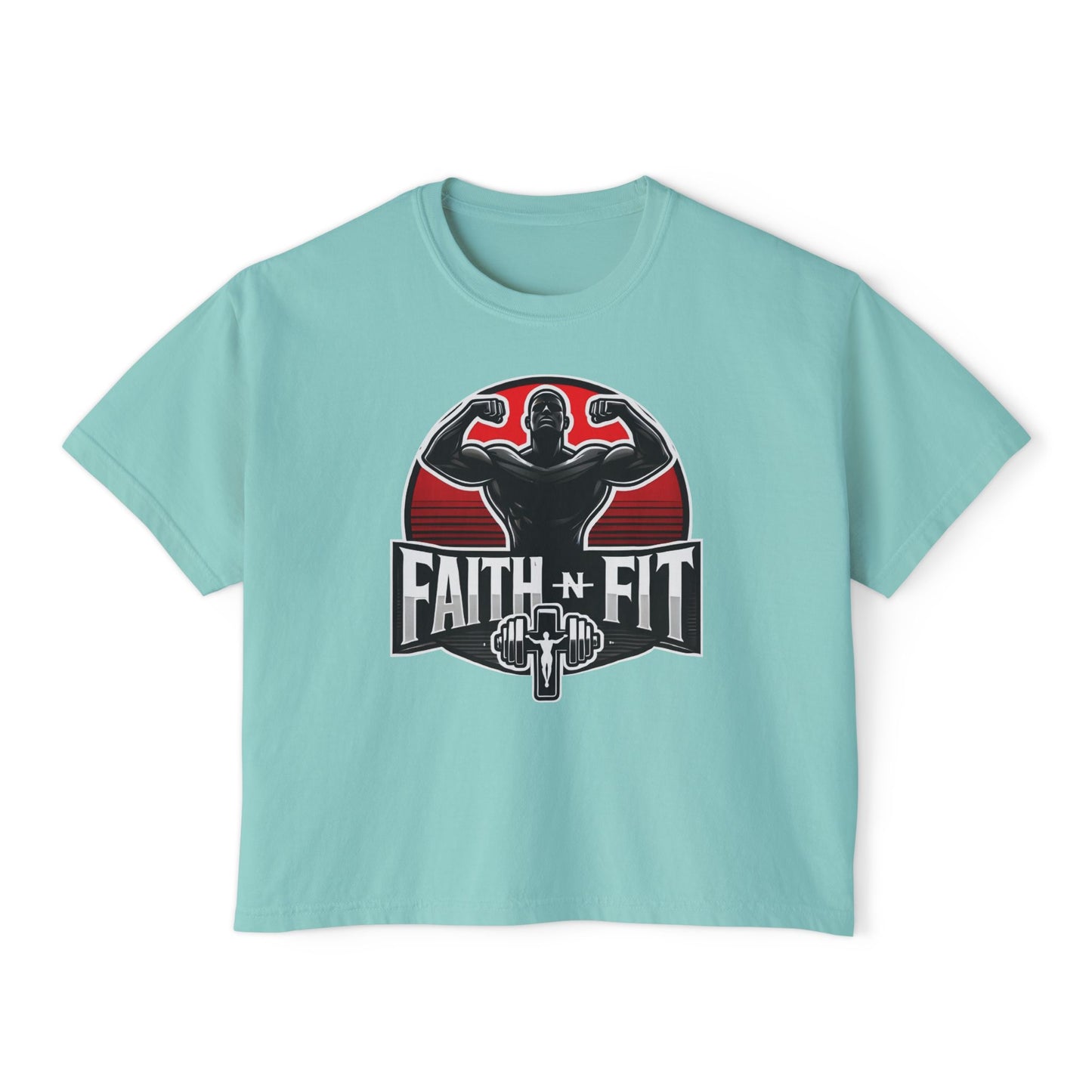 Women’s Oversized Boxy Tee - 3rd-Faith N Fit