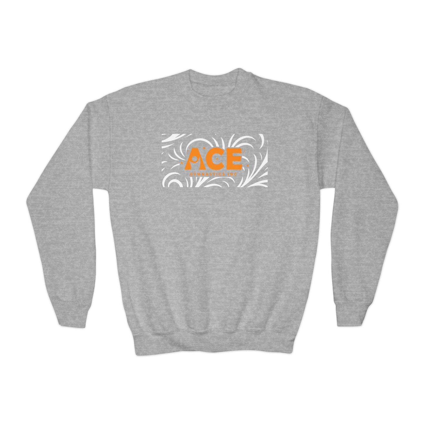 Youth Perfect Soft Crewneck Sweatshirt - Pattern -  Ace Gymnastics
