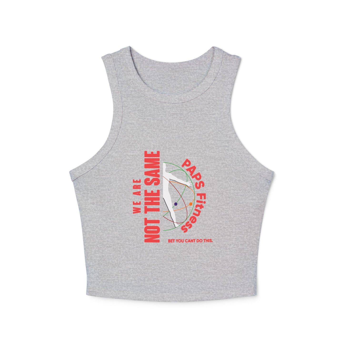 Ladies Ribbed Tank - We Are Not The Same -  PAPS FITNESS