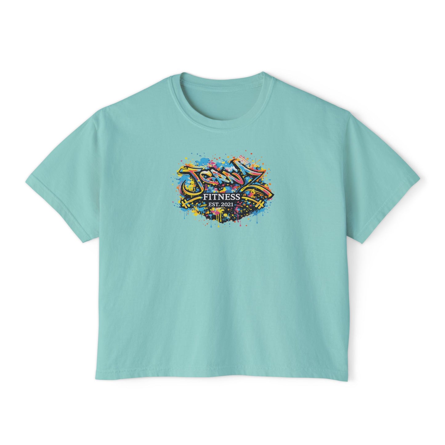Women’s Oversized Boxy Tee - EST 2021 - JGRNZ Fitness