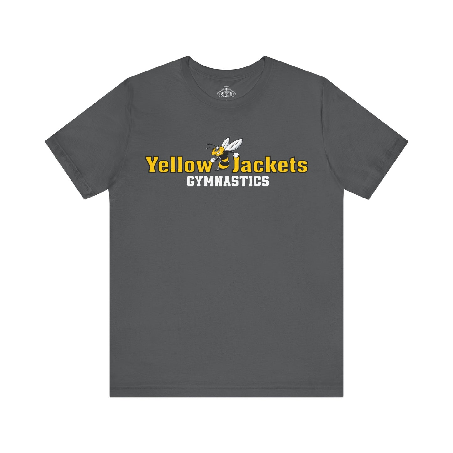 Airlume Cotton Athletic Tee - Yellow Jackets Gymnastics
