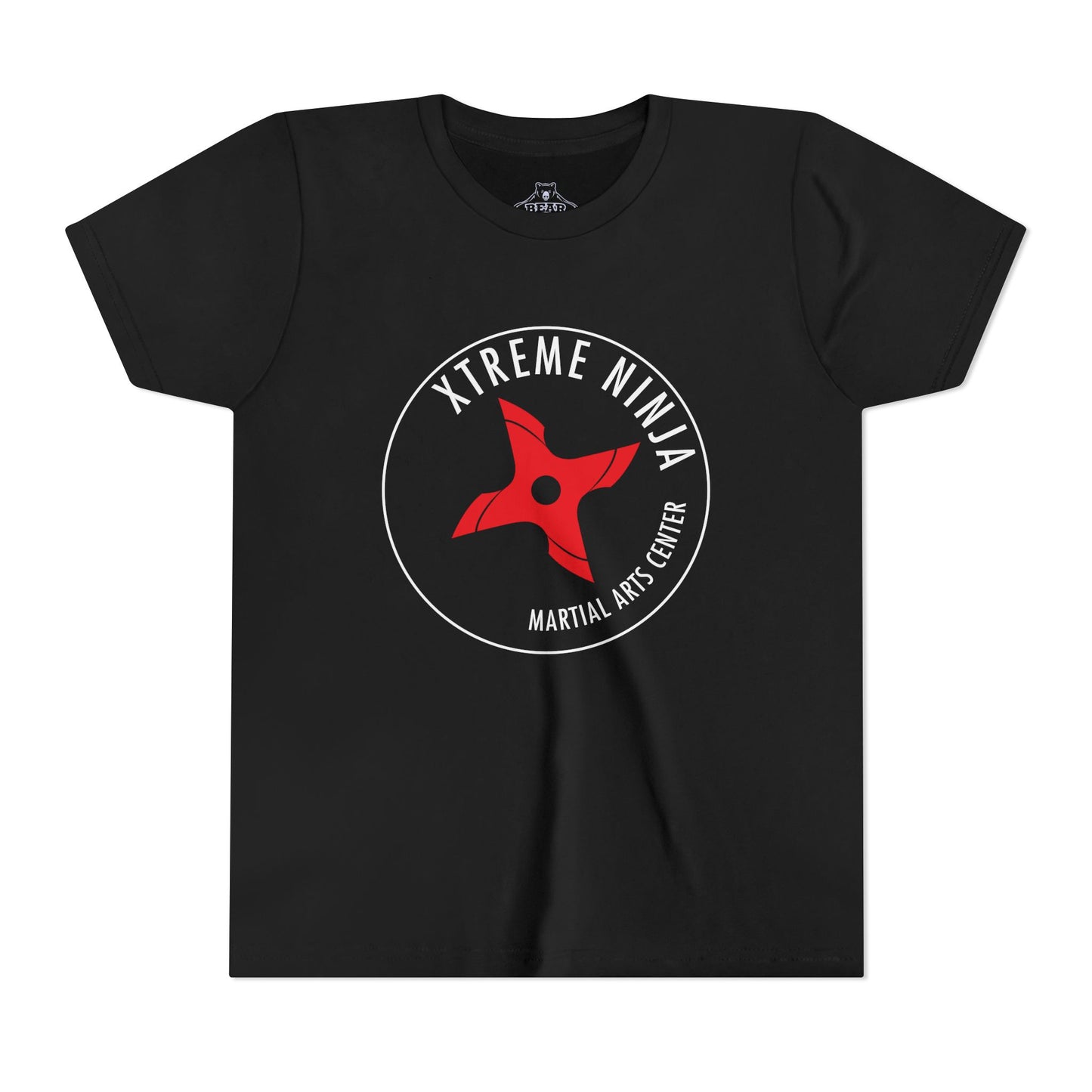 Youth Airlume Cotton Athletic  Tee - Xtreme Ninja Martial Arts