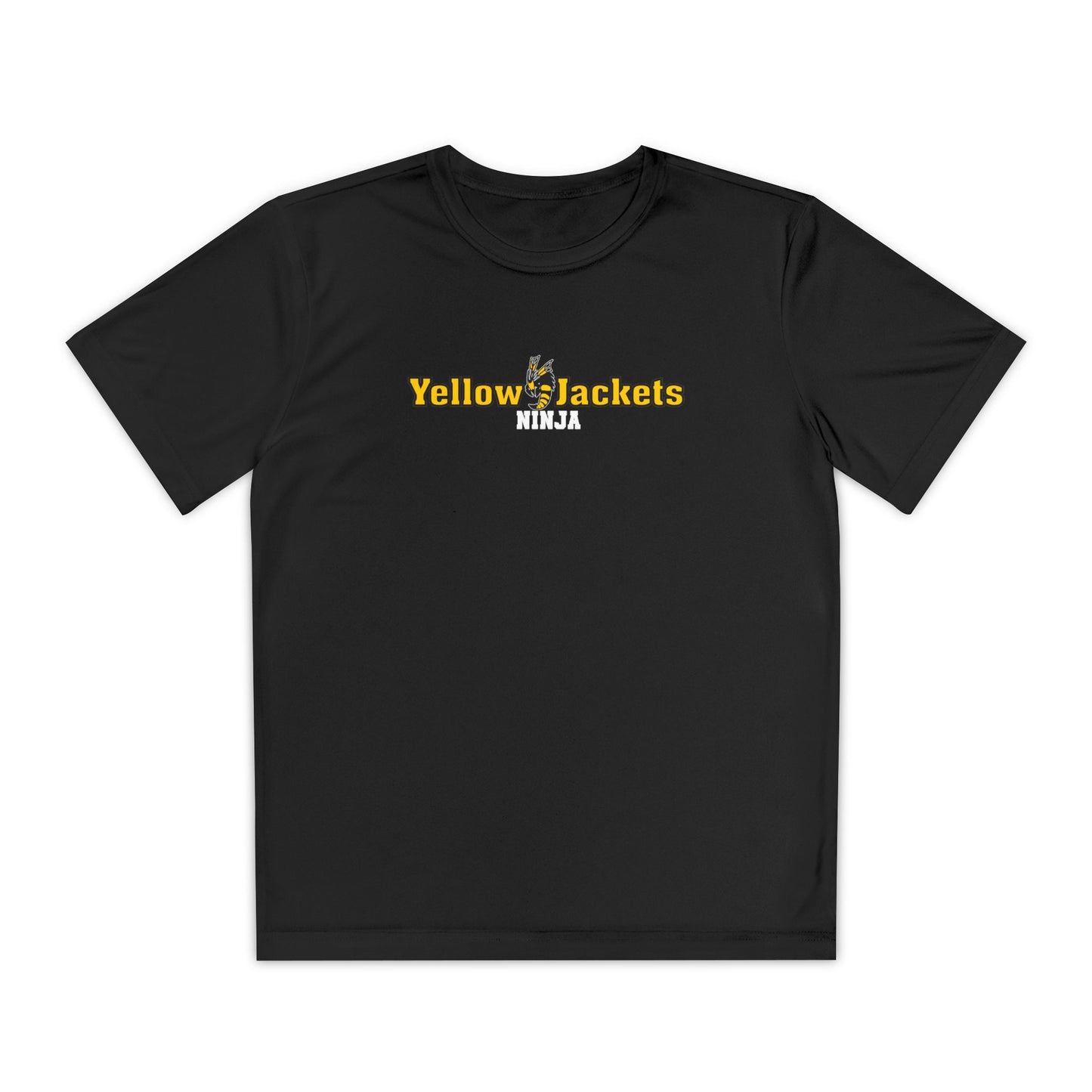 Youth Moisture-Wicking Performance Tee -Yellow Jackets Ninja