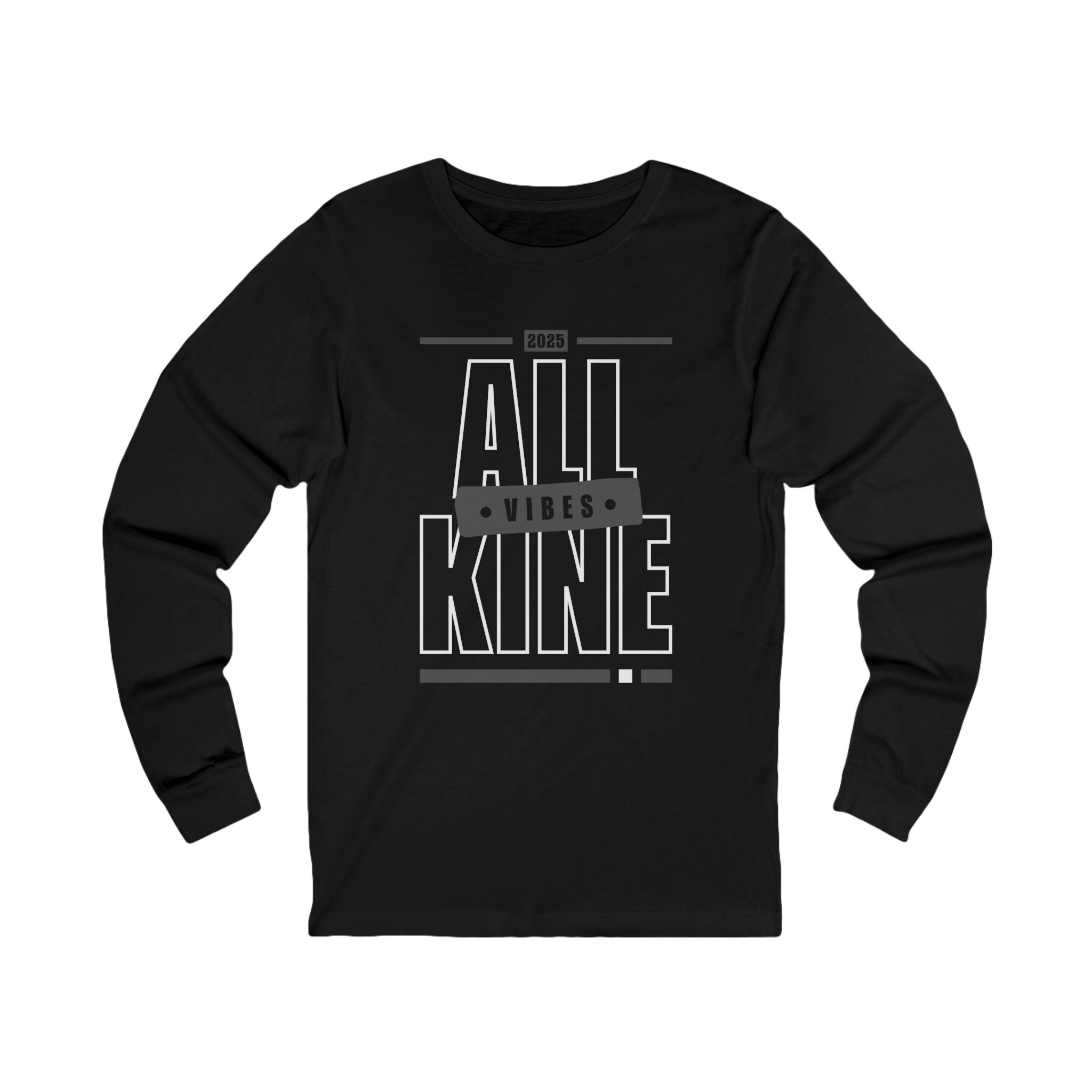 Long Sleeve Cotton Shirt - Vibes - All Kine