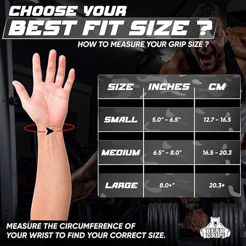 Workout Grips With Wrist Straps