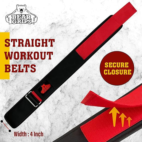 3 Layer Weight Lifting Belt - Auto Locking Gym Belt for Men and Women