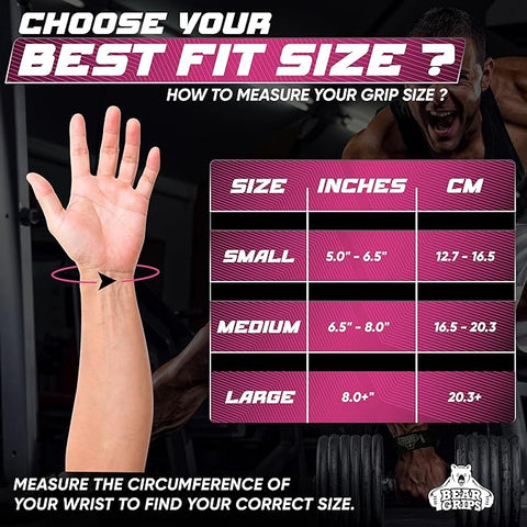 Workout Grips With Wrist Straps