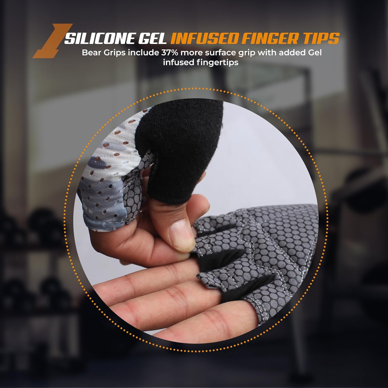 Workout Gloves for Exercise, Increased Grip, Protection