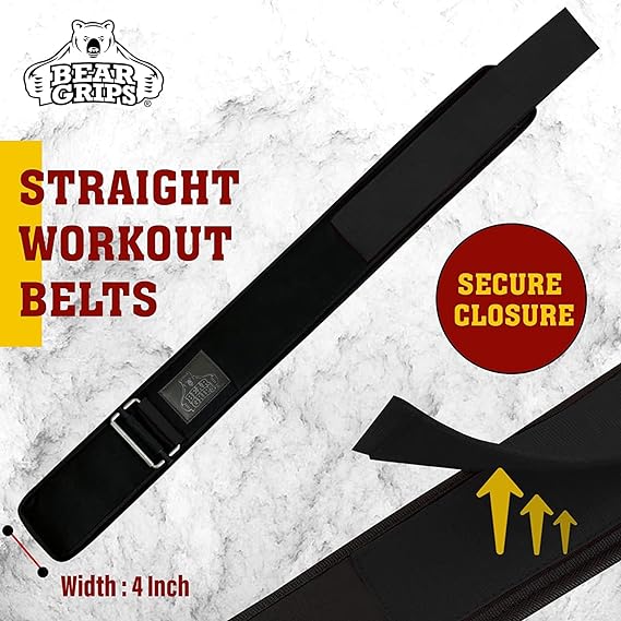 3 Layer Weight Lifting Belt - Auto Locking Gym Belt for Men and Women