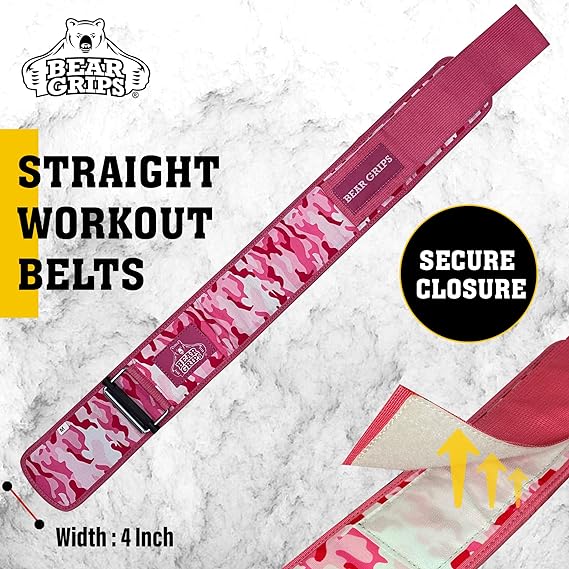 3 Layer Weight Lifting Belt - Auto Locking Gym Belt for Men and Women