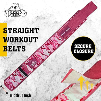 3 Layer Weight Lifting Belt - Auto Locking Gym Belt for Men and Women