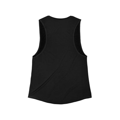 Women’s 65/35 Poly/Viscose Flowy Scoop Muscle Tank