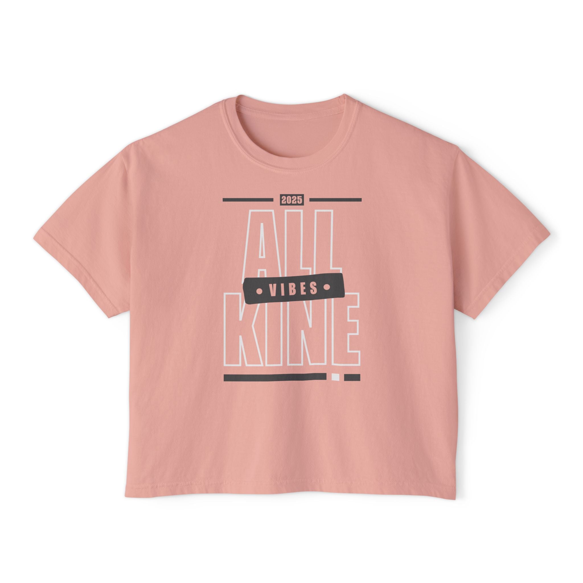 Women’s Oversized Boxy Tee  - Vibes -  All Kine