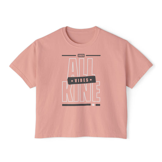 Women’s Oversized Boxy Tee  - Vibes -  All Kine