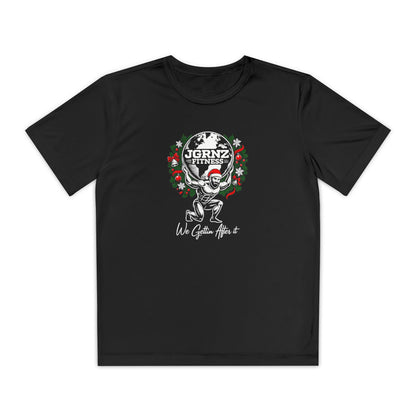Youth Moisture-Wicking Performance Tee - Christmas- JGRNZ FITNESS