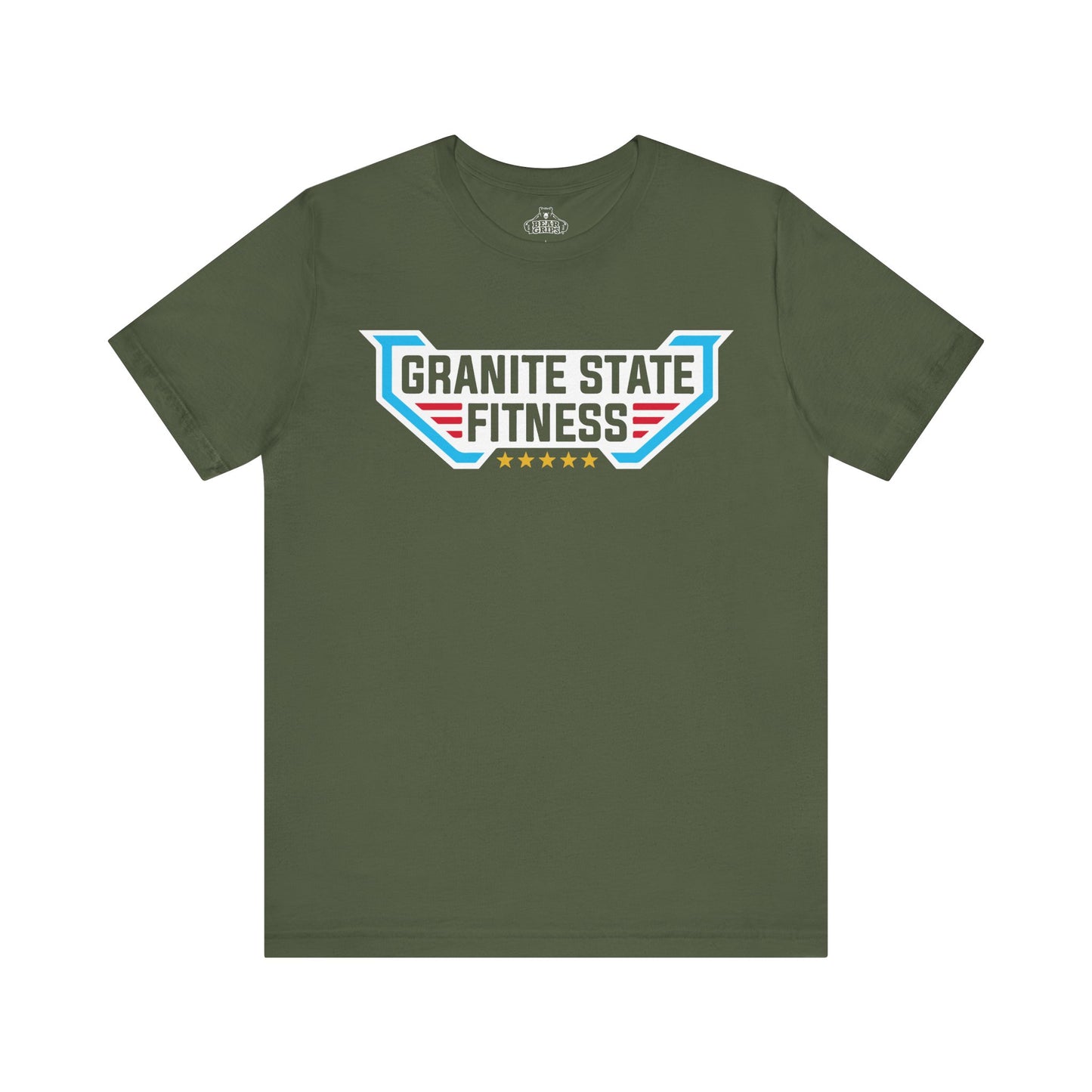Airlume Cotton Athletic Tee -  Granite State Fitness