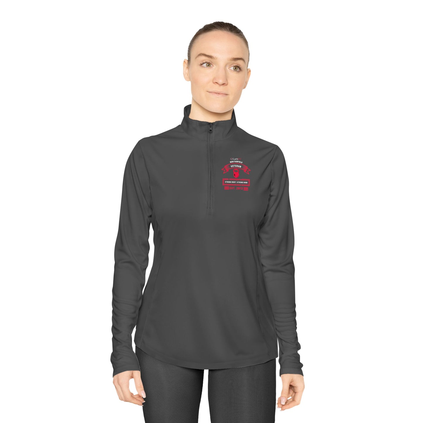 Ladies’ Quarter-Zip Pullover - EF - Earthfit